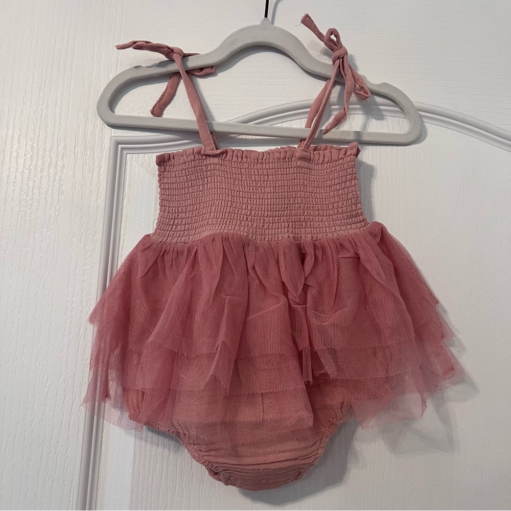 NWT Angel Dear Dusty Pink Tutu Bubble size 12-18 months - Picture 4 of 7